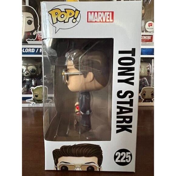 Funko POP! Marvel: Tony Stark #225 SDCC Exclusive - Picture 5 of 8